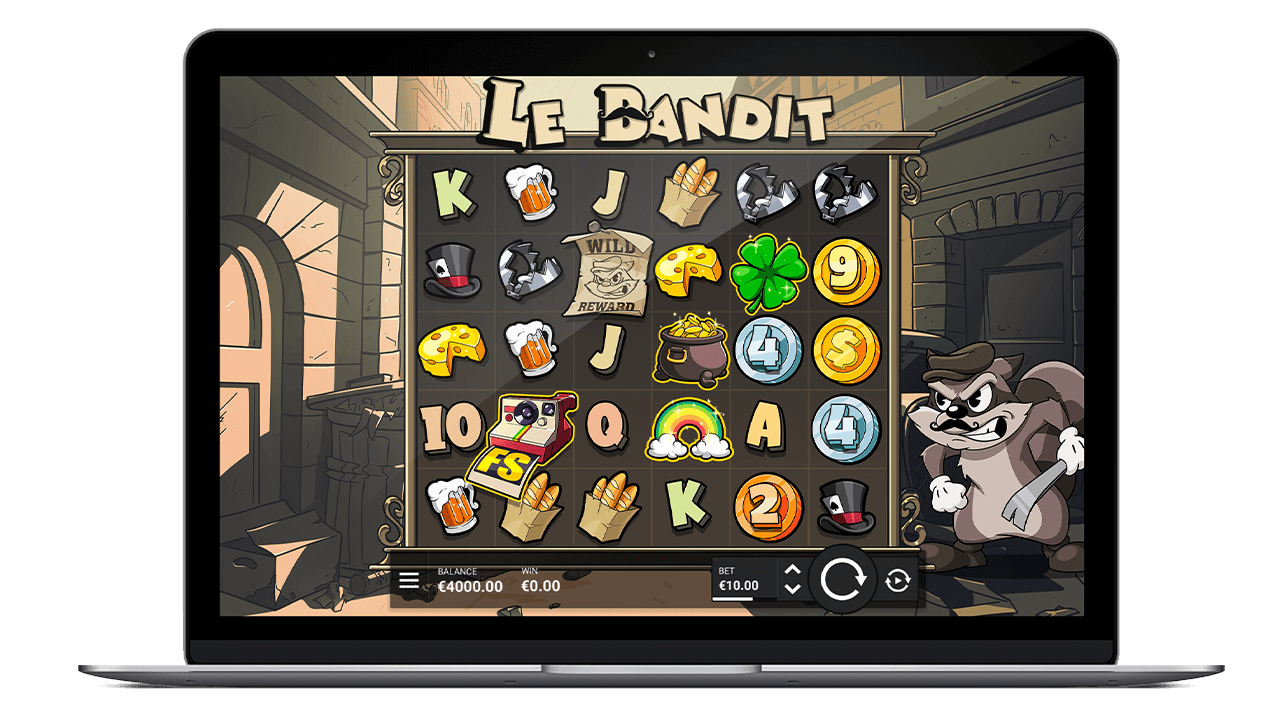 Hacksaw Gaming Le Bandit 슬롯 공식 게임 화면