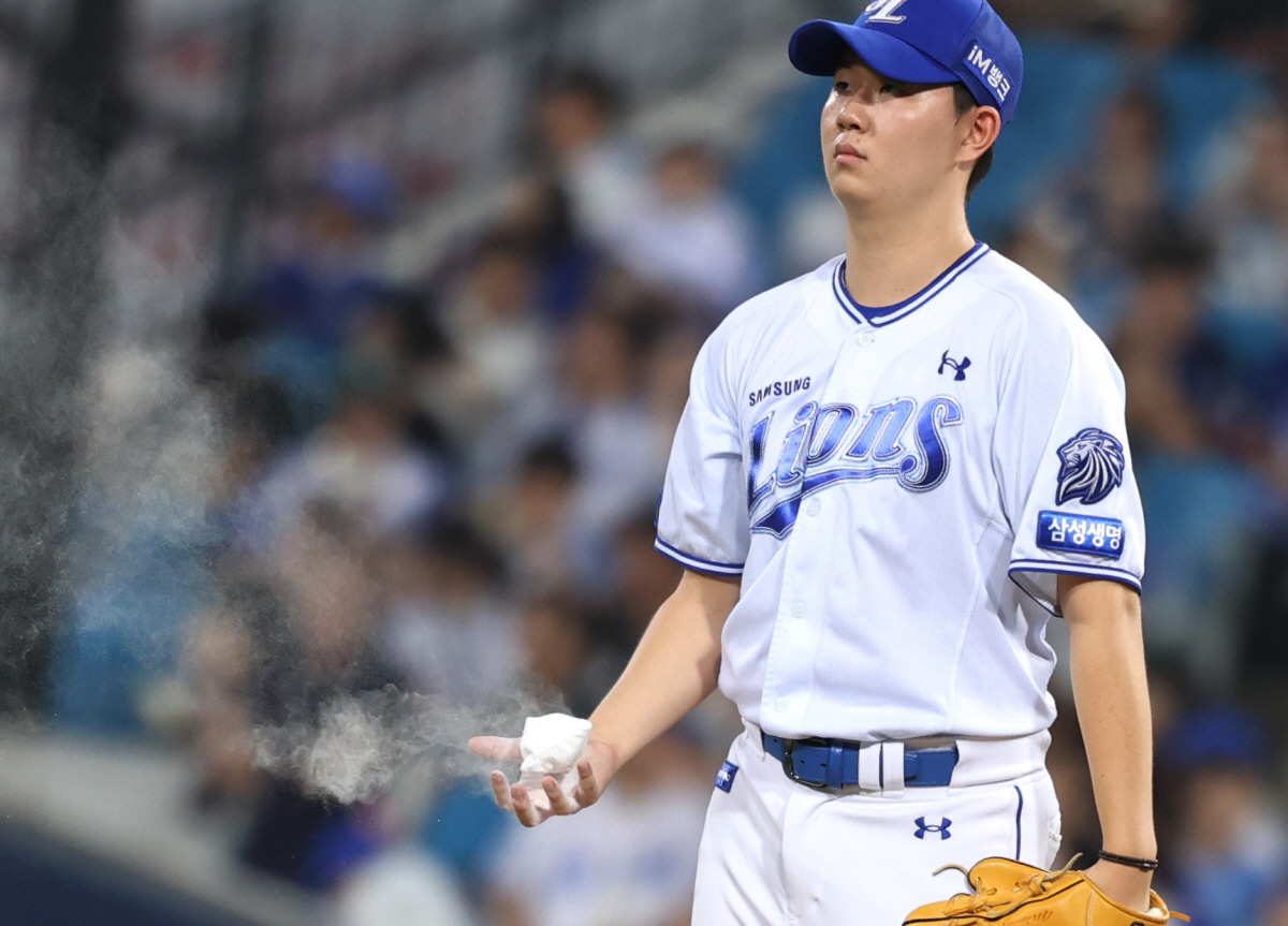 “타이트한 상황이 재미있고, 흥분돼서 구속도 잘 나온다”…삼성 ‘아기 돌부처’ 19세 장찬희 원문 대표 이미지