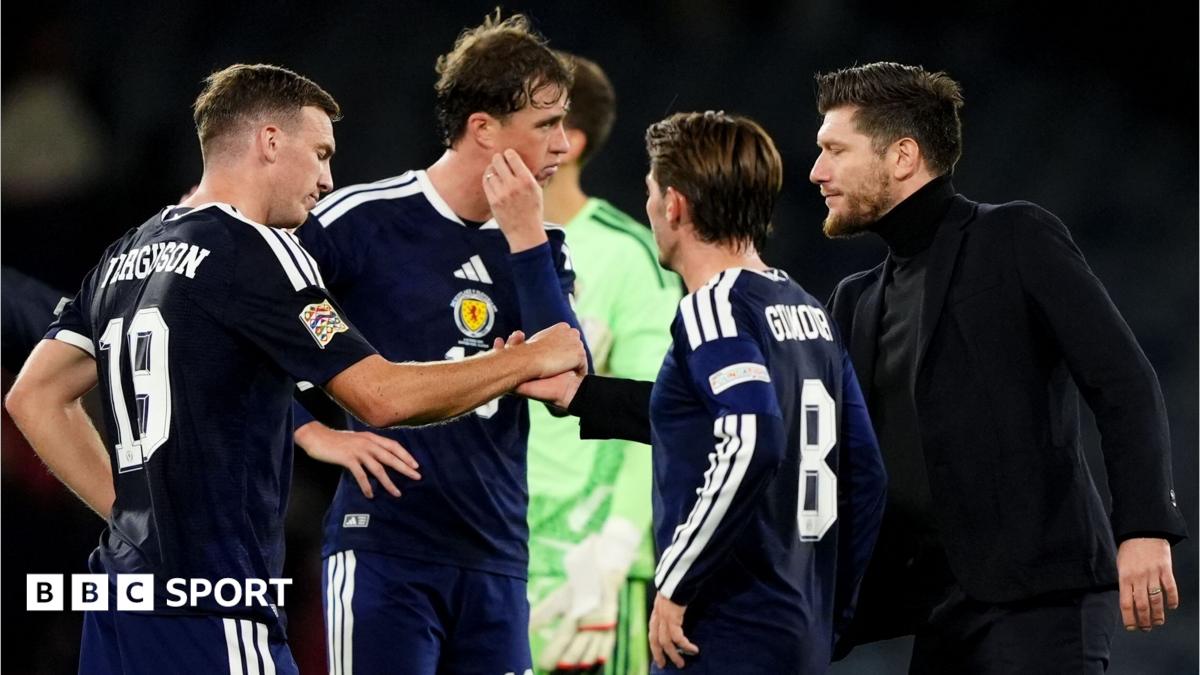 Sebastien Pocognoli and his Scotland players
